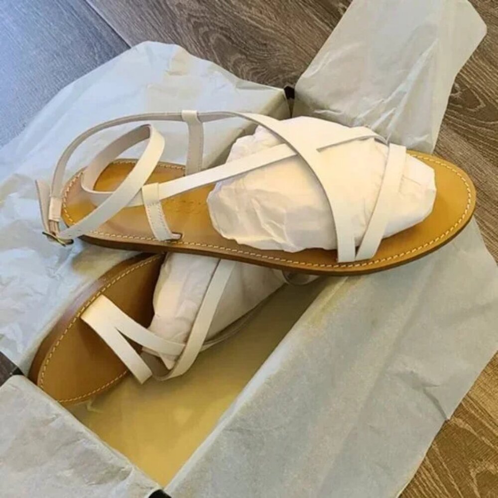 J.Crew strappy Sandals in vachetta leather - Picture 2 of 4